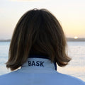 Bask - Women's White Terry Cloth Toweling Blazer