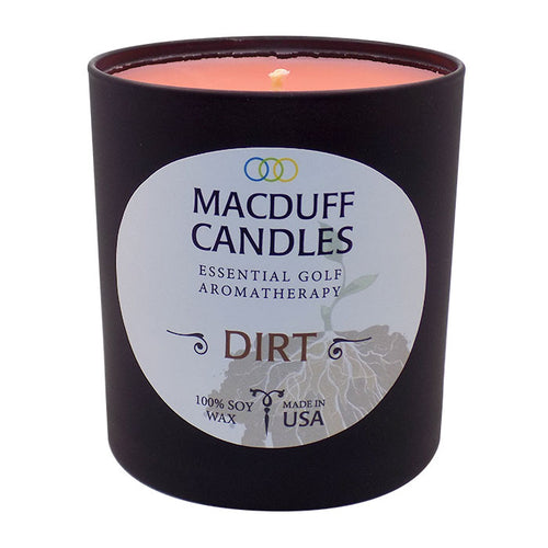 MacDuff Candles - Dirt - Black Glass