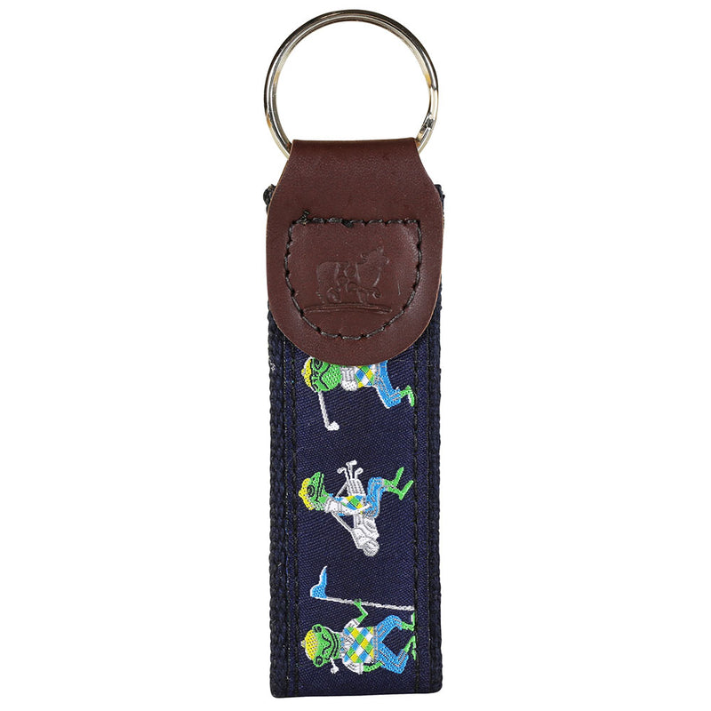 Belted Cow - Golfing Frogs Key Fob